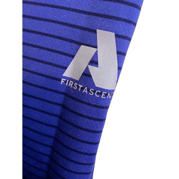 Eddie Bauer Pullover First Ascent Womens Petite L 1/4 Zip Fleece Blue - Picture 3 of 11